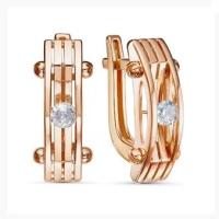 120763 Серьги (Au 585)