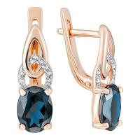 СЛ-575К-ТЛ Серьги (Au 585)