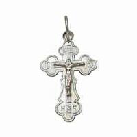 2-102 Подвеска крест(Ag 925)