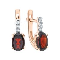 С122-1715Гр Серьги (Au 585)