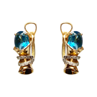 кл1876а-58 Серьги Au 585