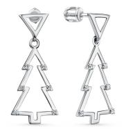 С-210р-100 Серьги (Ag 925)