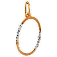 310102850 Подвеска "О" (Au 585)