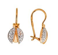 02-2609 Серьги (Au 585)