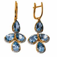 2180628 Серьги (Au 585)