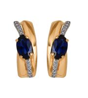 10-20465_korsap-214 Серьги (Au 585)