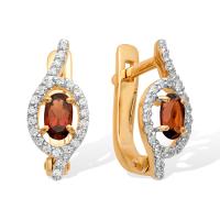 С122-1519Гр Серьги (Au 585)