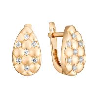 С130-4687 Серьги (Au 585)