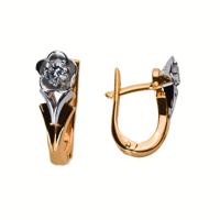 02-0915 Серьги (Au 585)