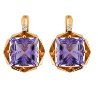 С120-2408Ам Серьги (Au 585)