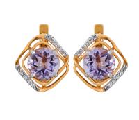 СЛ-450К-А Серьги (Au 585)