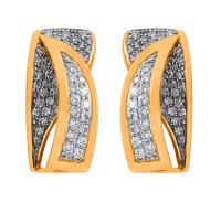 02-3687 Серьги (Au 585)