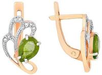 СЛ-360К-Х Серьги (Au 585)