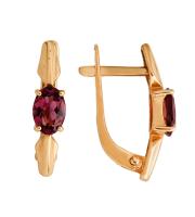 С120-6081ТрмР Серьги (Au 585)