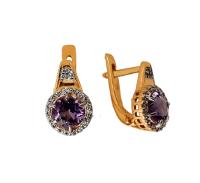 СЛ-258К-А Серьги (Au 585)