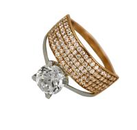 3КР14-378 Кольцо (Au 585)