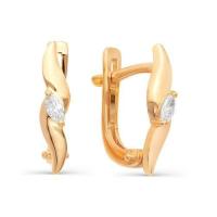 21730-100 Серьги (Au 585)