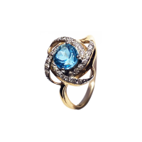 КЛ-354К-Т Кольцо Au 585