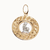 5566/дева Подвеска Au 585