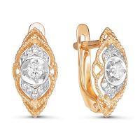 125904 Серьги (Au 585)