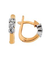 02-1046 Серьги (Au 585)