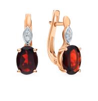 С122-3782Гр Серьги (Au 585)