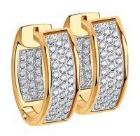 кл1049а Серьги (Au 585)