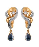 02-0682/2 Серьги (Au 585)