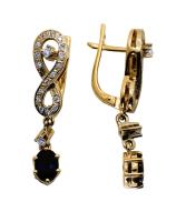 6235 Серьги (Au 585)