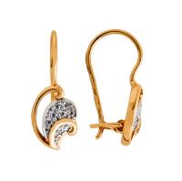 02-3313 Серьги (Au 585)