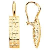 АСд961-3847 Серьги (Au 585)