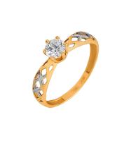 3крк397 Кольцо (Au 585)