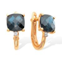 С122-1764ТЛ Серьги (Au 585)