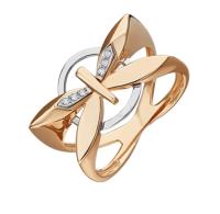 01-5493-00-101-1111 Кольцо "Стрекоза" С Брилл. (Au 585)