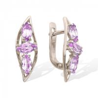 С620-1513Ам Серьги (Ag 925)