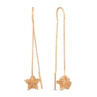 т10002б048 Серьги (Au 585)