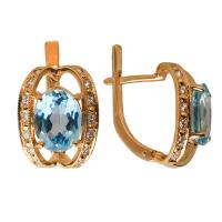 020124 Серьги (Au 585)