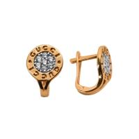 4КР15-1274 Серьги (Au 585)