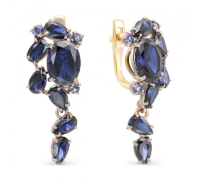 02-1-935-15 Серьги (Au 585)