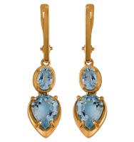 02-1-764-01 Серьги (Au 585)