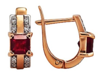 СЛ-326К-Г Серьги (Au 585)