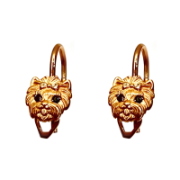 3386кс Серьги Au 585