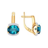 723406 Серьги (Au 585)