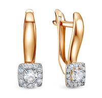 122-2566_f-201 Серьги (Au 585)