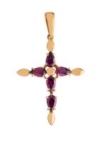 04-1-026-12 Крест (Au 585)