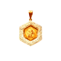 93-1706-8-41№123 Подвеска Au 585