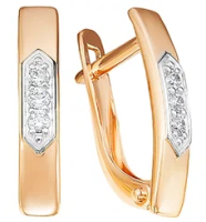 с132-4807 Серьги (Au 585)