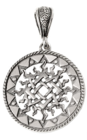 67671 Кулон "Звезда Руси" (Ag 925)