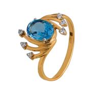 КЛ-378К-Т Кольцо (Au 585)