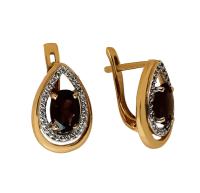 СЛ-504К-РТ Серьги (Au 585)